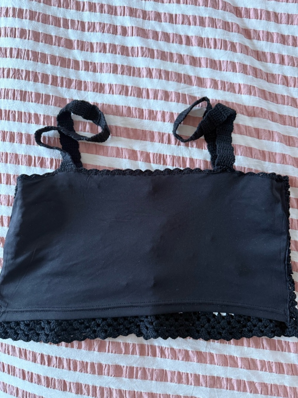 Lucca crochet black and white top - Picture 4 of 5